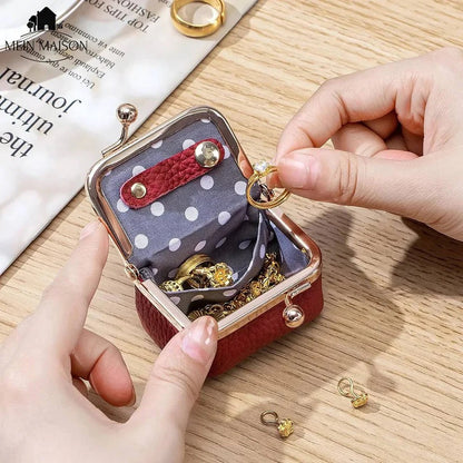 Compact Travel Jewelry Organizer Case with Secure Compartments
