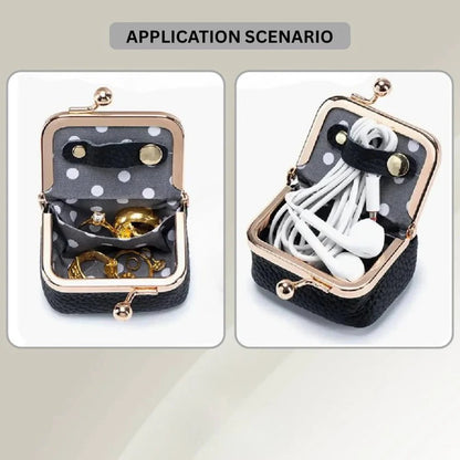 Compact Travel Jewelry Organizer Case with Secure Compartments