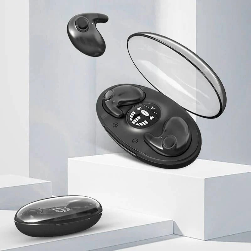 Flat Profile Wireless Earphones with Active Noise Reduction Support