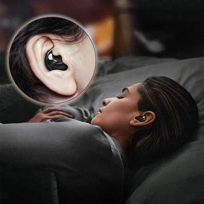 Flat Profile Wireless Earphones with Active Noise Reduction Support