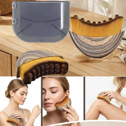 Fine Tip Facial Sculpting Brush with Gentle Bristles for Surface Skincare