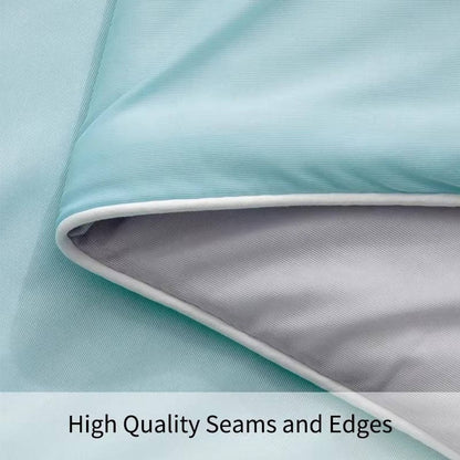 Lightweight Cooling Blanket with Ice Silk Fabric for Summer