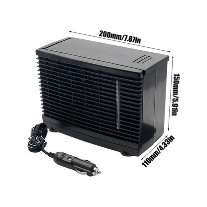12V Portable Car Air Cooler with Cold Water Tank and Low Power Quiet Operation