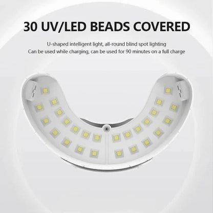 Portable Nail Care Light Device for Fingernails and Toenails Use