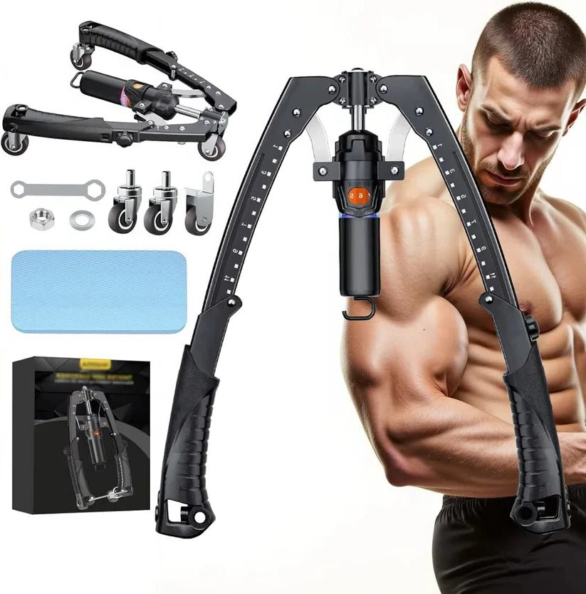 Hydraulic Resistance Arm and Chest Trainer for Home Gym Workouts