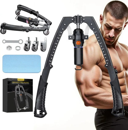 Hydraulic Resistance Arm and Chest Trainer for Home Gym Workouts