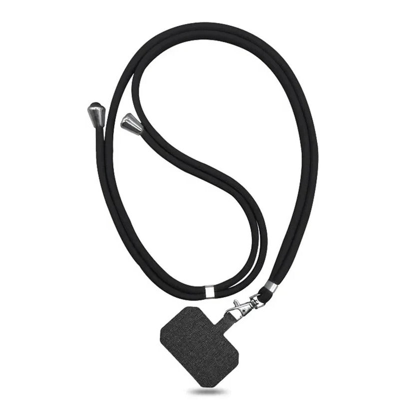 Hands-Free Crossbody Lanyard Phone Carrier with Adjustable Length Strap