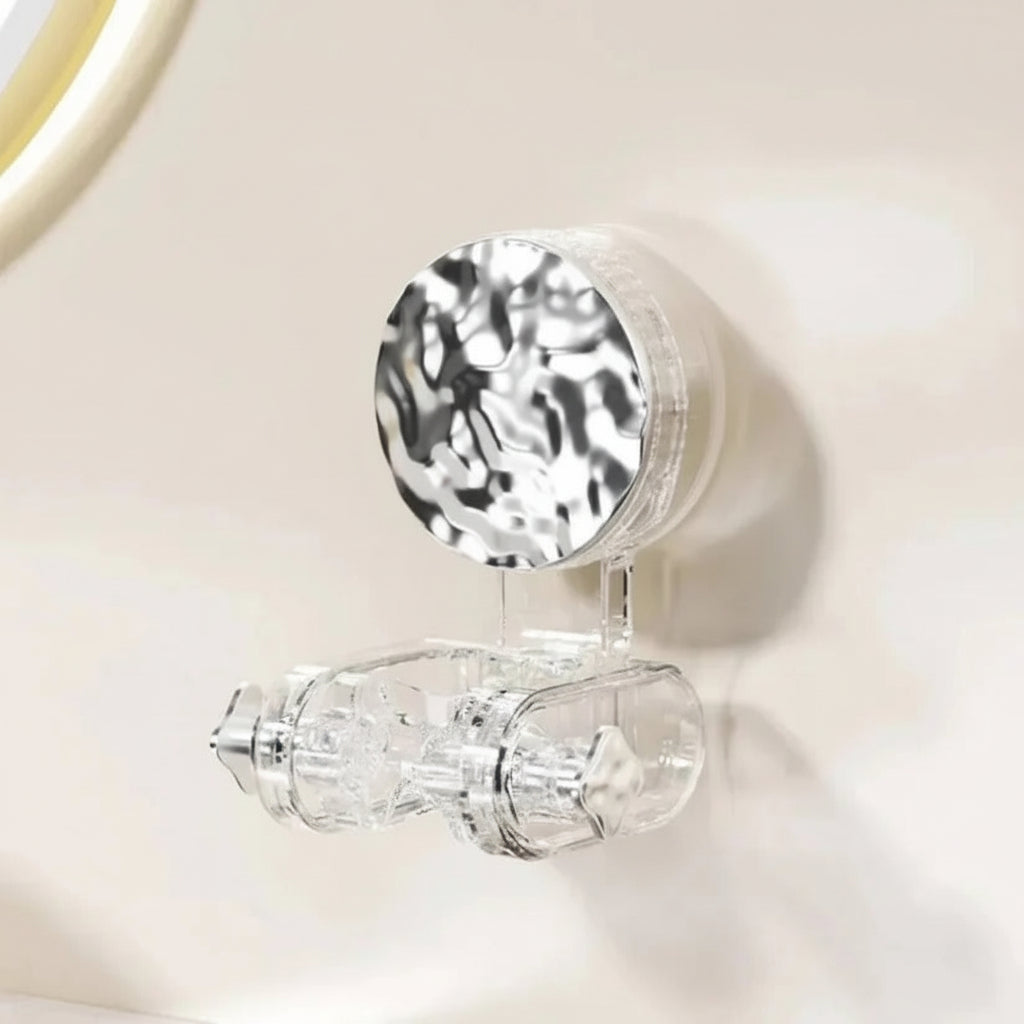 Suction Cup Shower Head Bracket with Adjustable Angle Mount