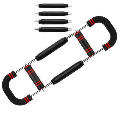 Chest Expander with Steel Spring Bars for Arm and Shoulder Training Tool