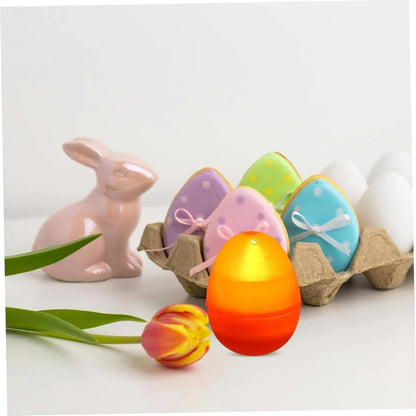 Fillable Glow Easter Eggs with Clear Shell for Hunts and Basket Decor