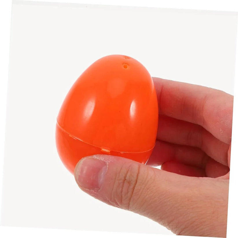 Fillable Glow Easter Eggs with Clear Shell for Hunts and Basket Decor