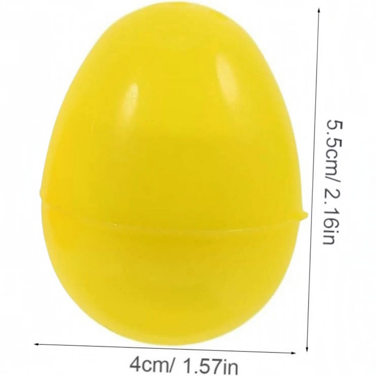 Fillable Glow Easter Eggs with Clear Shell for Hunts and Basket Decor