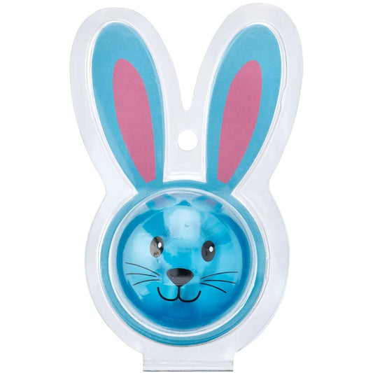 LED Flashing Bouncy Balls with Easter Bunny Design for Kids Party Favors and Egg Hunts, 12 Pack