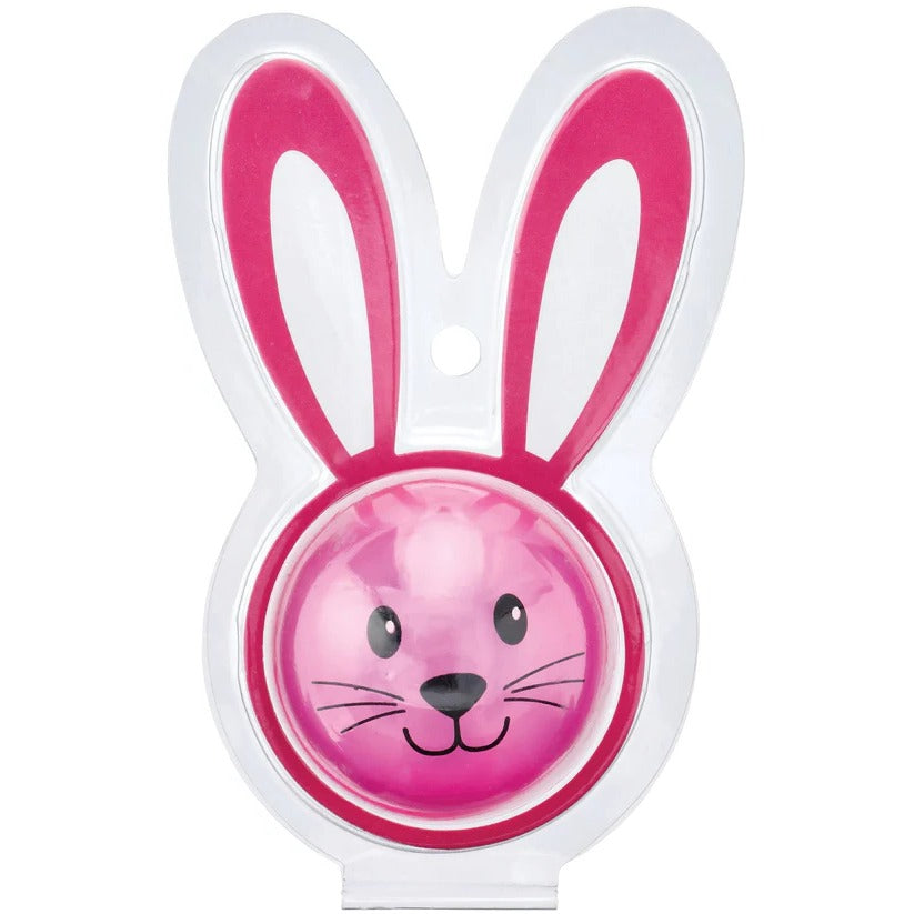 LED Flashing Bouncy Balls with Easter Bunny Design for Kids Party Favors and Egg Hunts, 12 Pack