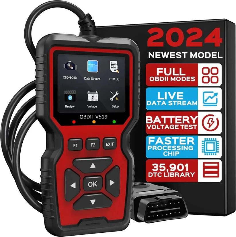 OBD2 Scanner with Live Data Stream and Freeze Frame for Cars