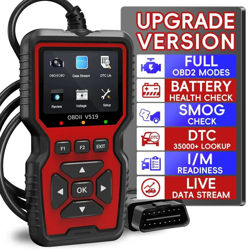 OBD2 Scanner with Live Data Stream and Freeze Frame for Cars