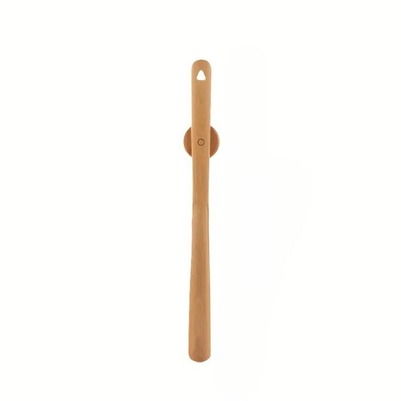 Long Handled Shoe Horn with Ergonomic Grip and Curved Neck for Easy Wear