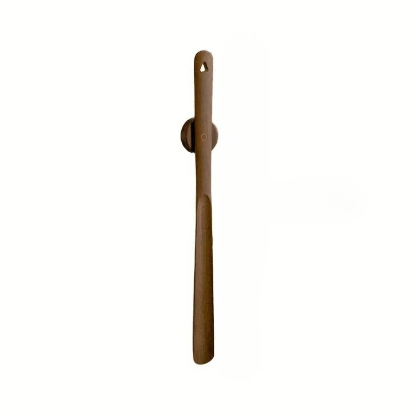 Long Handled Shoe Horn with Ergonomic Grip and Curved Neck for Easy Wear