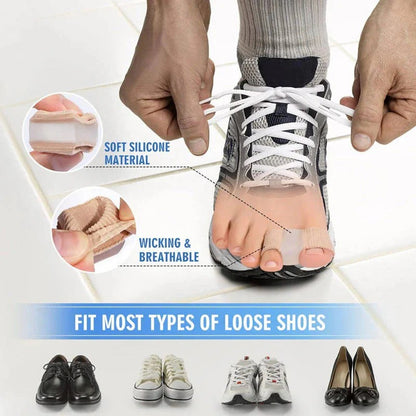 Elastic Toe Separator Sleeve with Gel Lining for In Shoe Comfort
