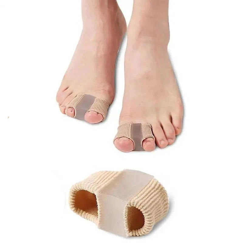 Elastic Toe Separator Sleeve with Gel Lining for In Shoe Comfort
