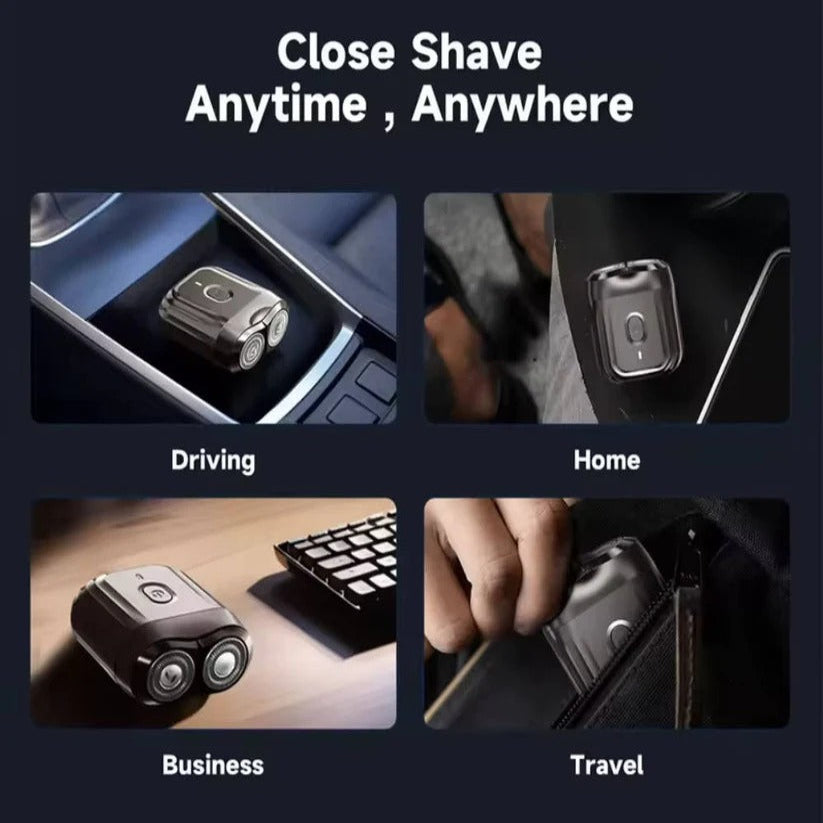 Compact Magnetic Charging Electric Shaver for Men with Portable Design
