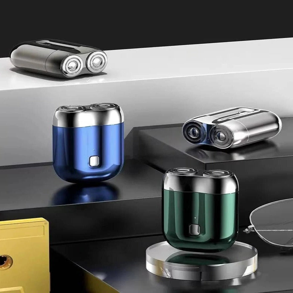 Compact Magnetic Charging Electric Shaver for Men with Portable Design