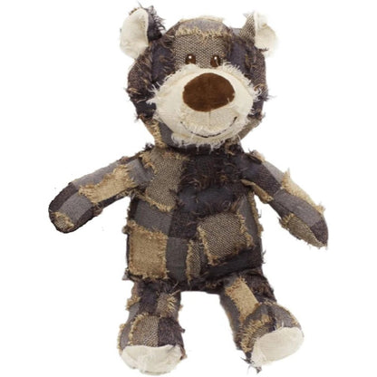 Reinforced Plush Dog Toy with Squeaker for Tugging and Chewing Play