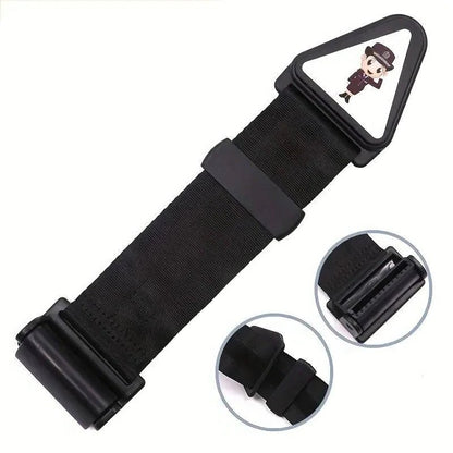 Kids Seat Belt Strap Adjuster with Triangle Clip for Car Travel Use