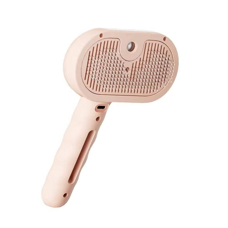 Steam Pet Grooming Brush with Self Cleaning Function for Dogs and Cats