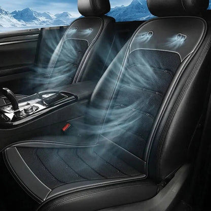 Ventilated Car Seat Pad with Built In Cooling Fans for Breathable Driving Comfort