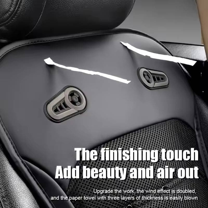 Ventilated Car Seat Pad with Built In Cooling Fans for Breathable Driving Comfort