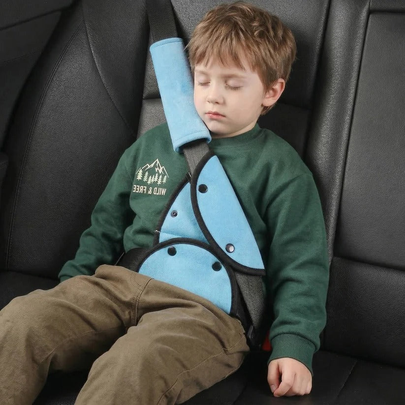 Seat Belt Adjuster Clip with Soft Pad and Triangle Design for Travel