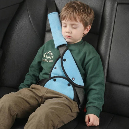 Seat Belt Adjuster Clip with Soft Pad and Triangle Design for Travel