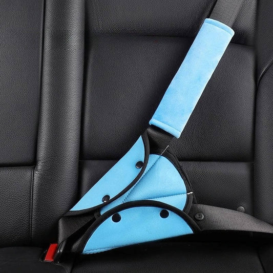 Seat Belt Adjuster Clip with Soft Pad and Triangle Design for Travel