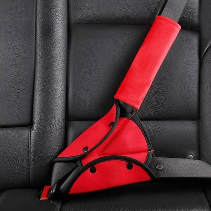 Seat Belt Adjuster Clip with Soft Pad and Triangle Design for Travel
