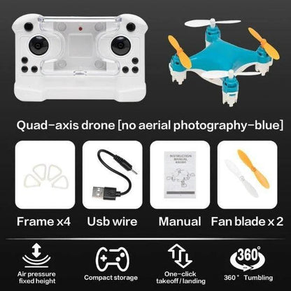 Mini RC Stunt Quadcopter with 360 Degree Flip and Altitude Hold for Kids