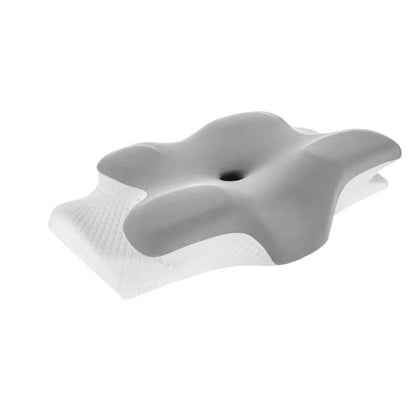 Contour Memory Foam Neck Pillow with Cooling Cover for Side Back Sleepers