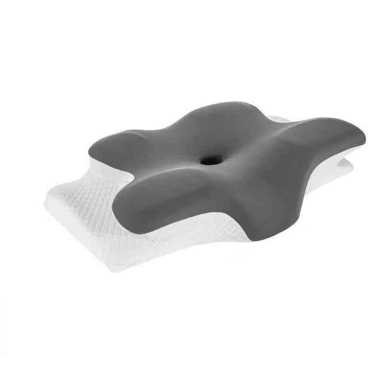 Contour Memory Foam Neck Pillow with Cooling Cover for Side Back Sleepers