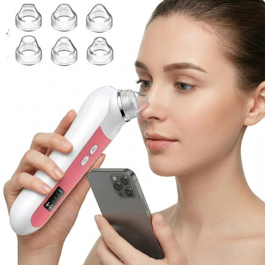 Pore Vacuum Extractor with Built-In Camera and Rechargeable Battery
