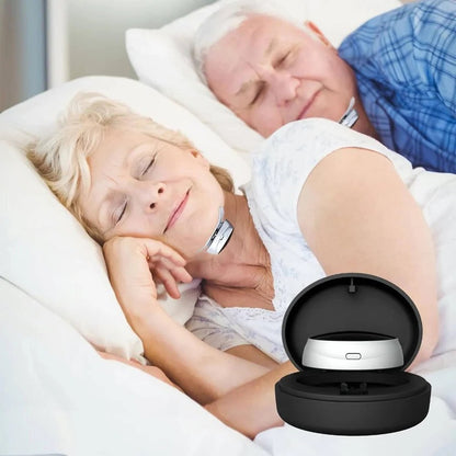 Nasal Breathing Pulse Vibration Device and USB Charging for Snore Reduction Support
