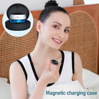 Nasal Breathing Pulse Vibration Device and USB Charging for Snore Reduction Support
