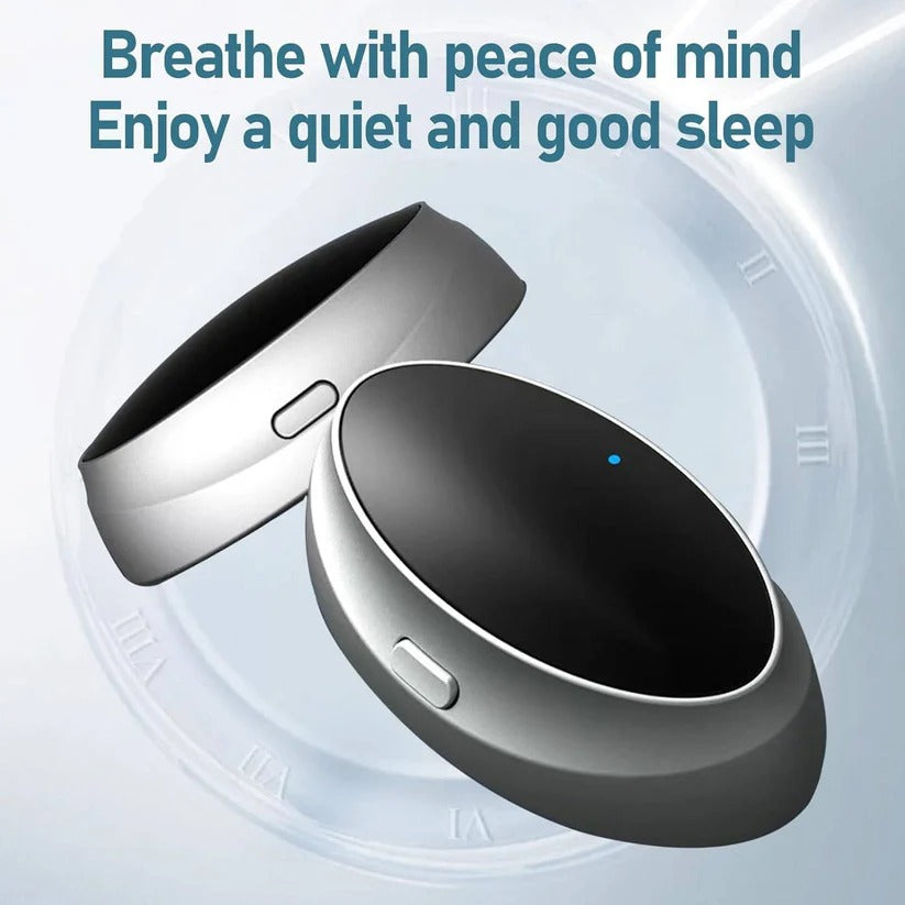 Nasal Breathing Pulse Vibration Device and USB Charging for Snore Reduction Support