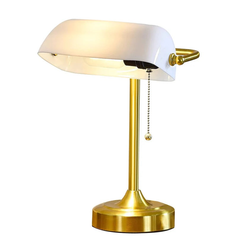 Retro Desk Lamp with USB and Type C Charging Ports