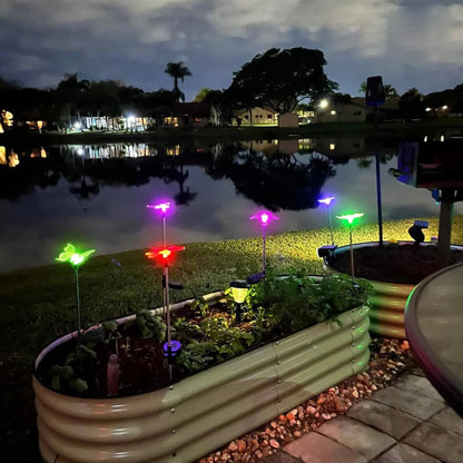 Solar Figurine Garden Lights for Yard Pathway and Flower Beds, 6 Piece