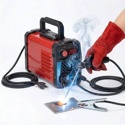 Compact MMA Arc Welder with LED Digital Display and Dual Voltage 110V/220V Smart Conversion