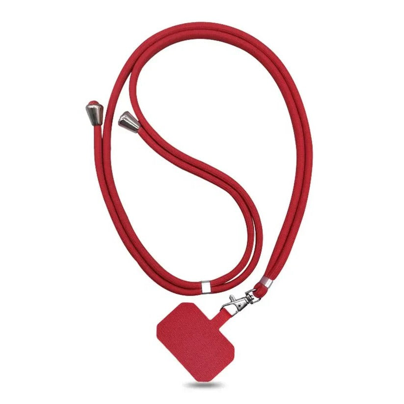 Hands-Free Crossbody Lanyard Phone Carrier with Adjustable Length Strap