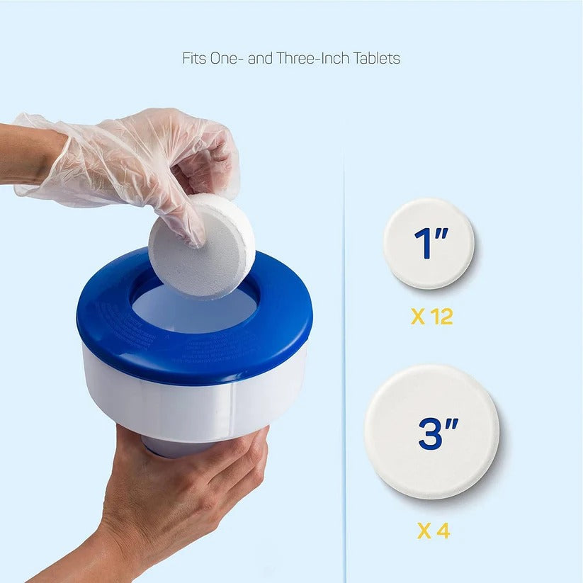 Adjustable Pool Chemical Floater for Pools Spas and Hot Tubs