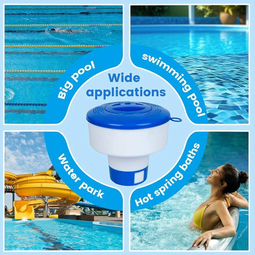 Adjustable Pool Chemical Floater for Pools Spas and Hot Tubs