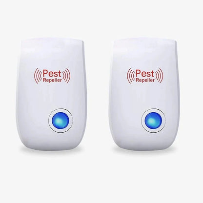 Ultrasonic Pest Repeller for Indoor Home Use with Single Button Design