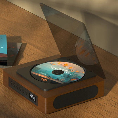 Retro CD Player with Wireless Streaming and FM Radio Tuner